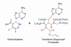 Emtricitabine, Tenofovir disoproxil fumarate Tablet